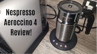 Nespresso Aeroccino 4 Milk Frother Review  Worth upgrading from the Aeroccino 3 [upl. by Ahsirtal94]