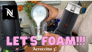 How To Foam Milk With Aeroccino 3 Make Coffee With Foam Tips amp Tricks  Easy Foamed Latte Recipe [upl. by Alexander815]