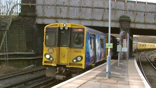 Half an Hour at 216  Birkenhead North Station 1022017  Class 507 508 terminus [upl. by Ahsinaj]