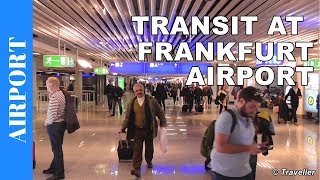 TRANSIT WALK AT FRANKFURT Airport FRA Terminal 1  Connection Flight Transfer Arriving amp Departing [upl. by Llednew925]